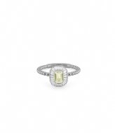 24Kae Ring With Colored Stones 12442S Silver colored