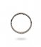 24Kae  Ring met cirkels 925 Sterling zilver gerhodineerd 12420S Silver