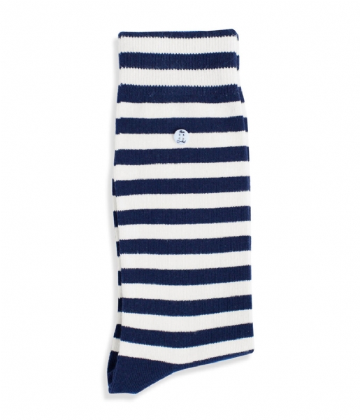 Alfredo Gonzales  Harbour Stripes Off white navy (133)