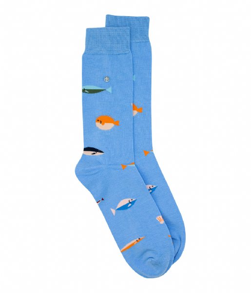 Alfredo Gonzales  Fish Socks light blue (113)