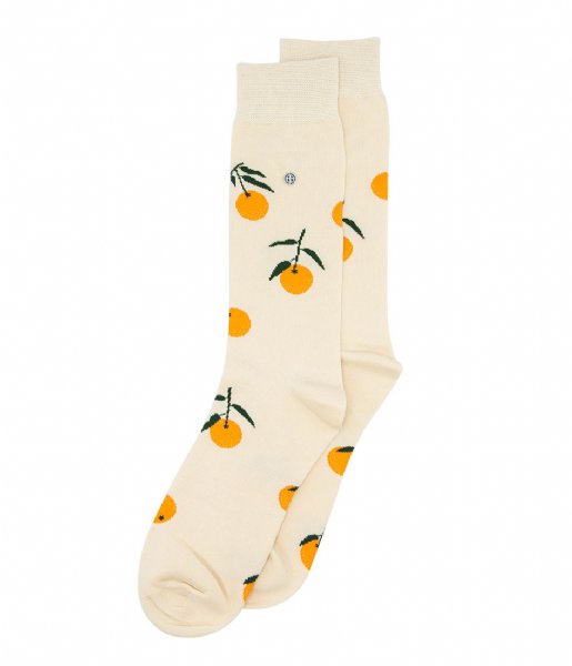 Alfredo Gonzales  Tangerine Socks Off white (133)