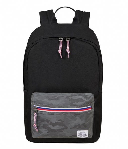 American Tourister  Upbeat Backpack Zip Camo Black (5046)