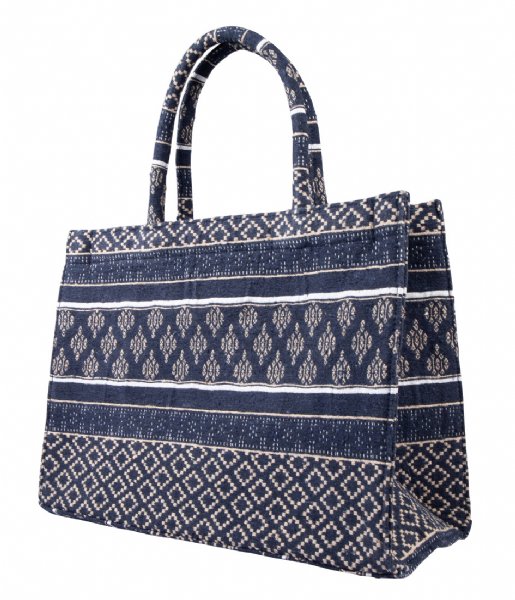 ANOKHI  Book Tote Large Blue (220)