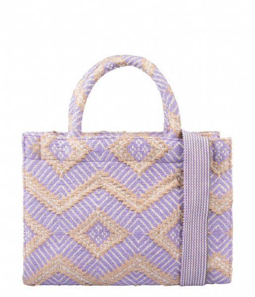 ANOKHI  Book Tote Small Violet (812)
