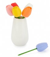 Balvi Snack Fork Tulip X6 Assorted Colours