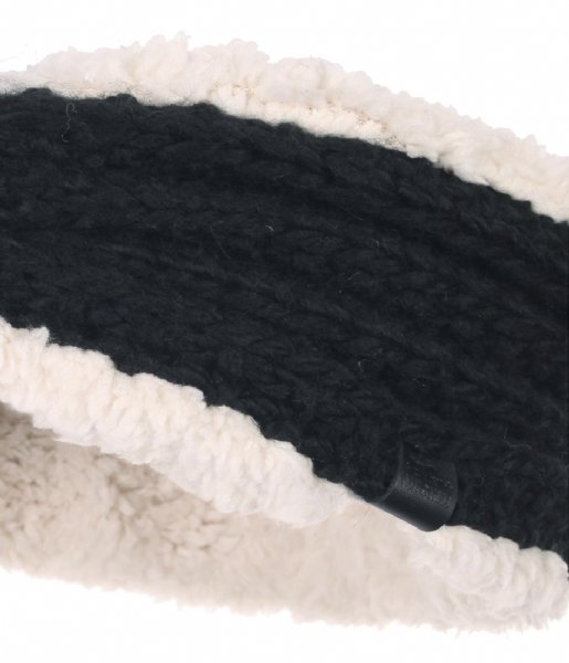 BICKLEY AND MITCHELL  Cable Knit Headband with Teddy Lining Black (20)