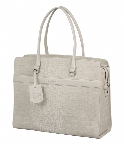 Burkely  Casual Cayla Workbag 15.6 Inch Oyster White (01)