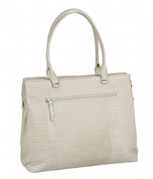Burkely  Casual Cayla Workbag 13.3 Inch Oyster White (01)