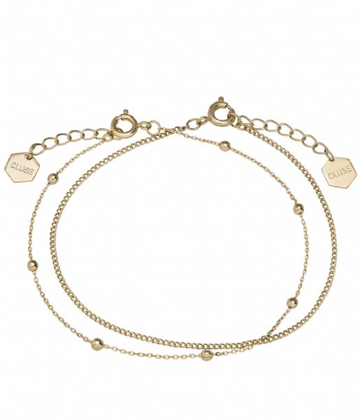 CLUSE  Essentielle Set of Two Fine Bracelets gold plated (CLJ11010)