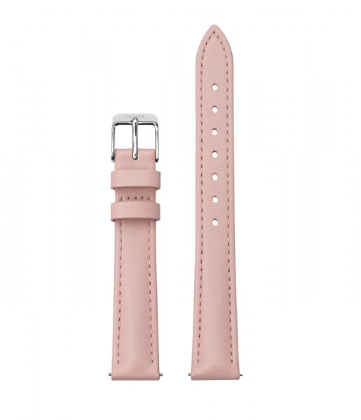 CLUSE  Strap 16 mm Leather Silver Colored Pink (CS12232)