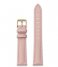 CLUSEStrap 16 mm Leather Gold colored Pink (CS12233)