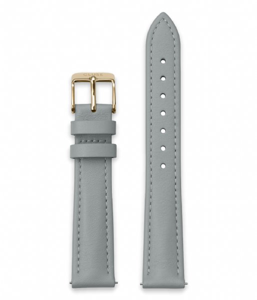 CLUSE  Strap 16 mm Leather Gold colored Grey (CS12235)