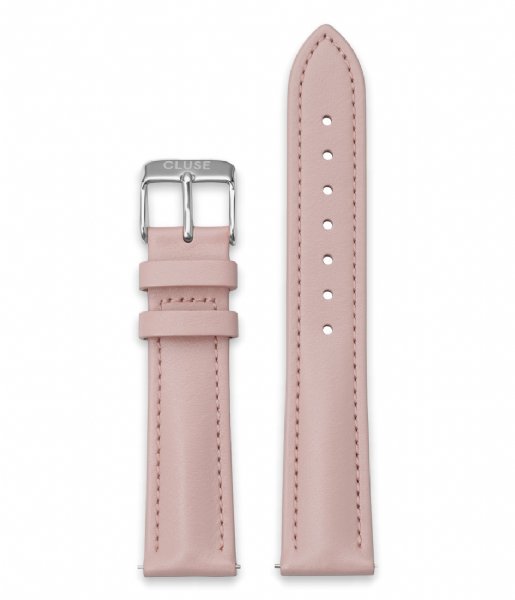 CLUSE  Strap 18 mm Leather Silver colored Pink (CS12312)