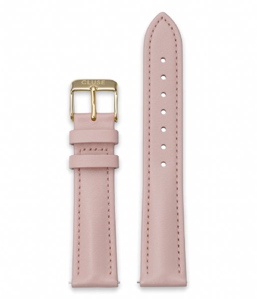 CLUSE  Strap 18 mm Leather Gold colored Pink (CS12313)