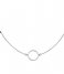 CLUSE  Essentiele Open Circle Choker Necklace silver plated (CLJ22002)