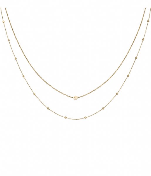 CLUSE  Essentielle Set of Two Necklaces Petite Hexagon  gold color (CLJ21004)
