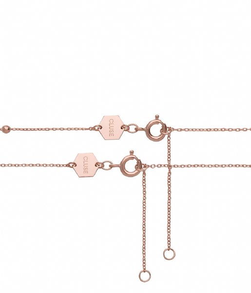 CLUSE  Essentielle Set of Two Necklaces Petite Hexagon  rose gold color (CLJ20004)