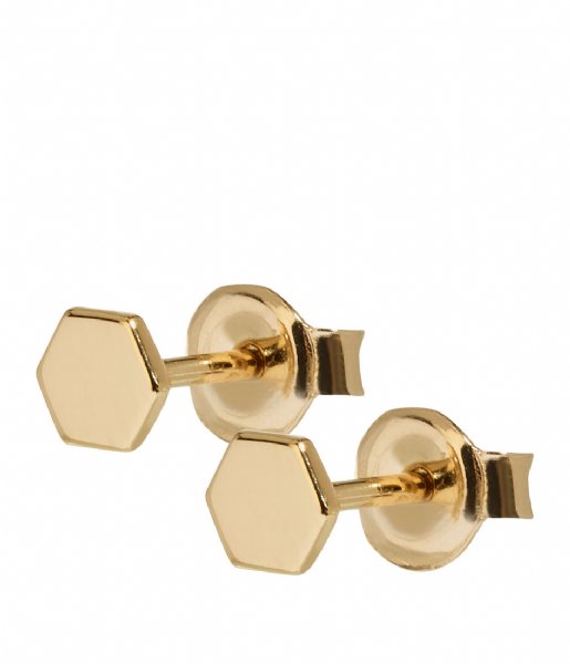 CLUSE  Essentiele Hexagon Stud Earrings gold plated (CLJ51006)