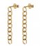 CLUSE  Essentiele Open Hexagons Chain Earrings gold plated (CLJ51009)