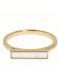 CLUSE  Idylle Marble Bar Ring gold plated (CLJ41002)