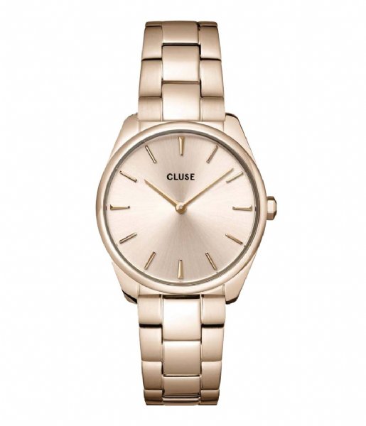 CLUSE  Feroce Petite Steel Gold Colored Pink (CW11201)