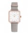 CLUSE  La Tetragone Rose Gold Plated White rose gold plated white grey (CL60005)