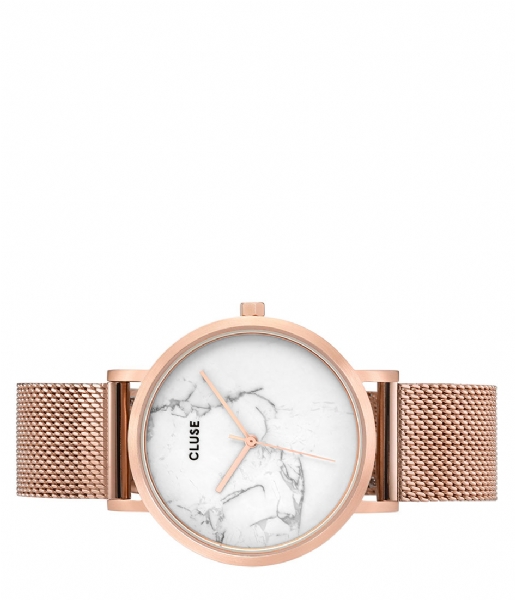 CLUSE  La Roche Mesh Rose Gold Plated White white marble rose gold plated (CW0101204001)
