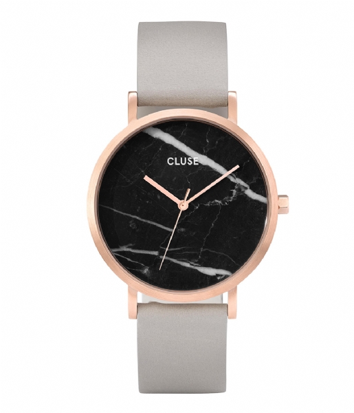 CLUSE  La Roche Rose Gold Plated Black Marble black marble grey (CL40006)