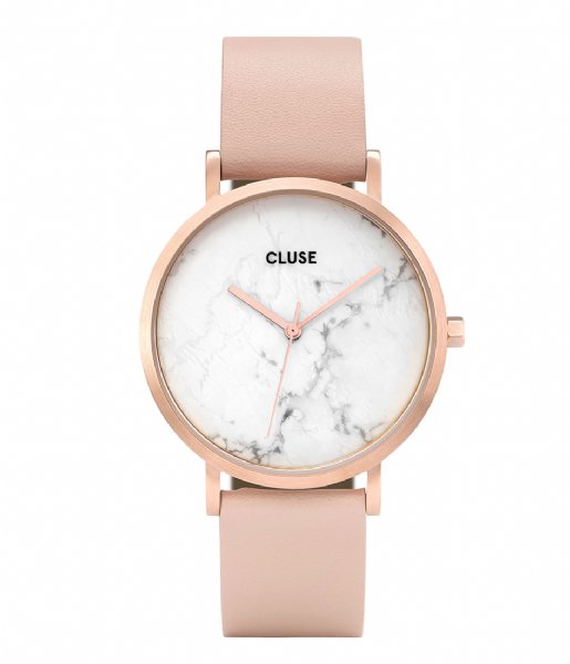 CLUSE  La Roche Rose Gold Plated White Marble white marble nude (CL40009)