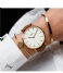 CLUSE  Boho Chic Leather Rose Gold Plated White rose gold plated white caramel (CW0101201017)