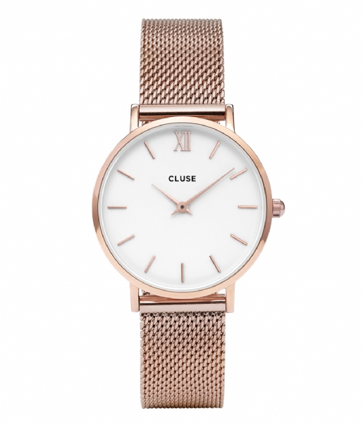 CLUSE  Minuit Strap Mesh mesh rose gold plated (CLS347)