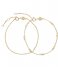 CLUSE  Essentielle Set Of Two Twisted And Hexagon Chain Bracelet gold plated (CLJ11019)