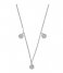 CLUSE  Essentielle Three Hexagon Charms Necklace silver plated (CLJ22012)