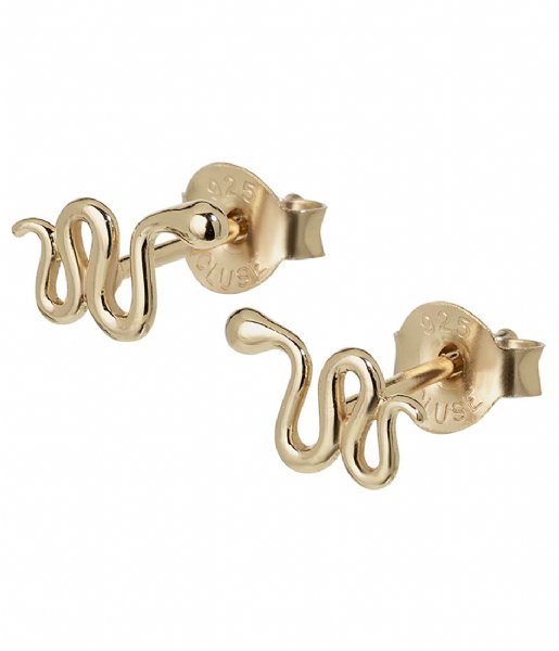 CLUSE  Force Tropicale Snake Stud Earrings gold plated (CLJ51020)