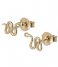 CLUSE  Force Tropicale Snake Stud Earrings gold plated (CLJ51020)