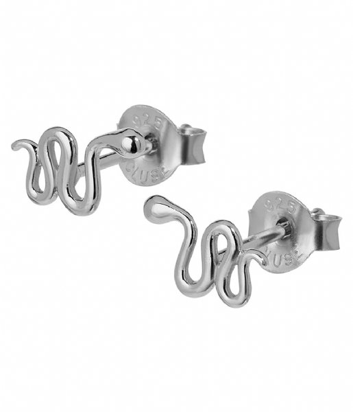 CLUSE  Force Tropicale Snake Stud Earrings silver colored (CLJ52020)