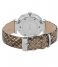 CLUSE  Triomphe Silver Colored White Pearl soft grey python (CL61009)