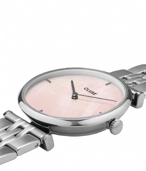 CLUSE  Triomphe 5 Link Silver Plated Salmon Pink silver plated (CW0101208013)