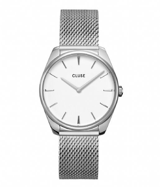 CLUSE  Feroce Mesh Silver Plated White silver plated (CW0101212001)