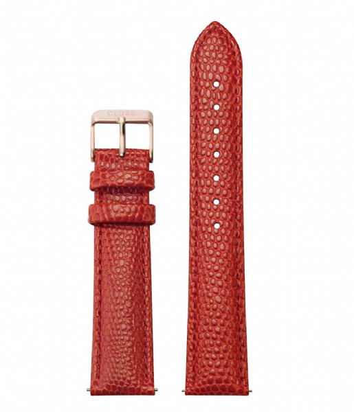 CLUSE  Strap Leather 18 mm Rose Gold coloured Lizard coral (CS12304)