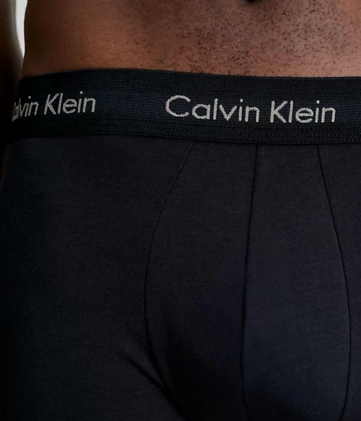 Calvin Klein  Low Rise Trunk 3-Pack B-Pwr Plm Fusc Bry Element Htr Lg (CQ7)