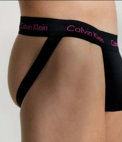 Calvin Klein  Jock Strap 2-Pack B-Silver Springs Palace Pink Logo (CFW)