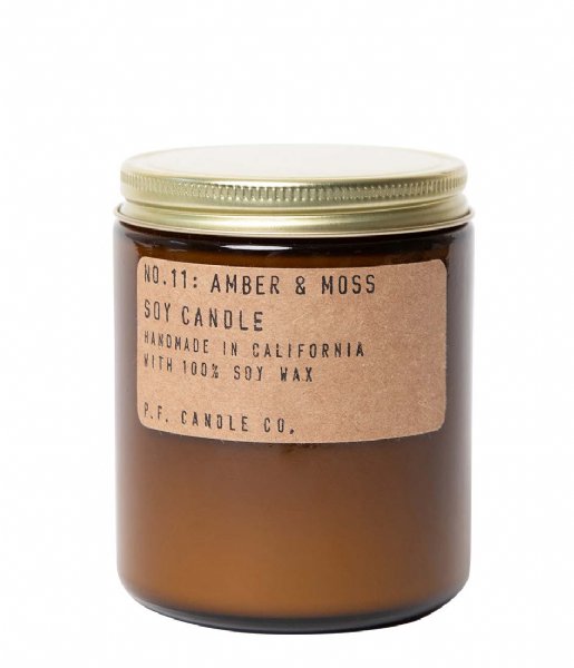 P.F. Candle Co  Amber & Moss 7.2oz Soy Candle Amber & Moss