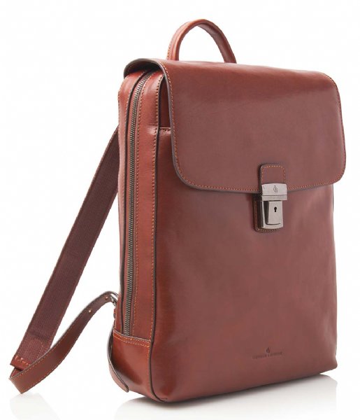 Castelijn & Beerens  Gaucho Guus Laptop Backpack 15.6 Inch + Tablet Cognac (CO)