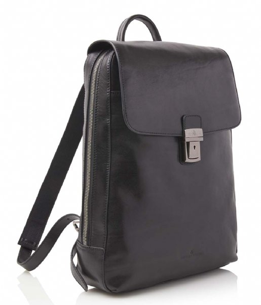 Castelijn & Beerens  Gaucho Guus Laptop Backpack 15.6 Inch + Tablet Zwart (ZW)