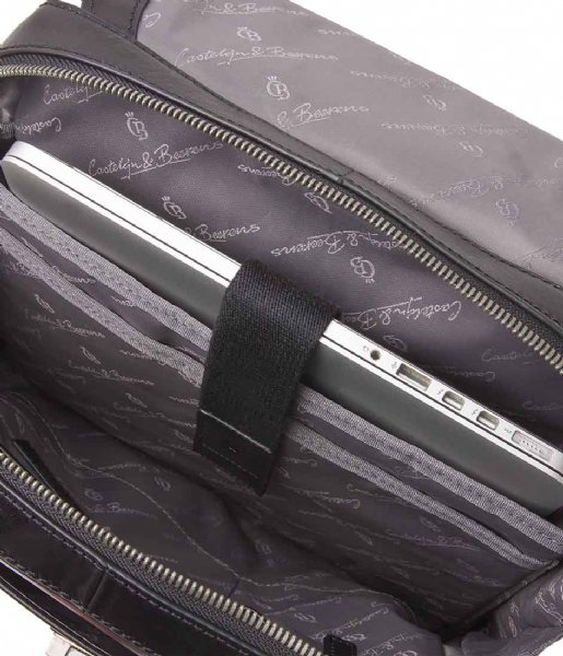 Castelijn & Beerens  Gaucho Guus Laptop Backpack 15.6 Inch + Tablet Zwart (ZW)