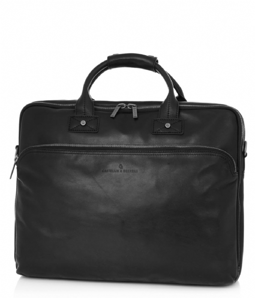 Castelijn & Beerens  Firenze Laptop Bag 17 inch zwart