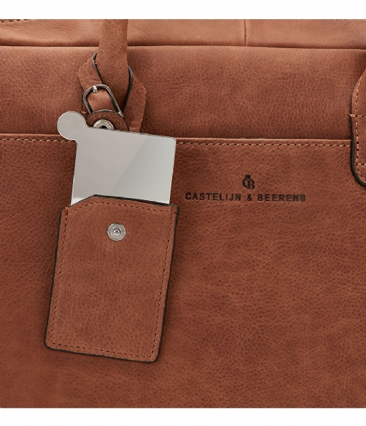 Castelijn & Beerens  Carisma Laptop Bag 15.6 Inch cognac