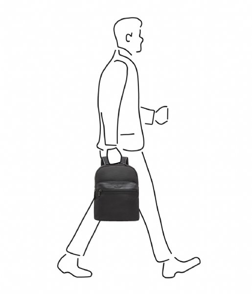 Castelijn & Beerens  Uniform Laptop Backpack 15.6 Inch black