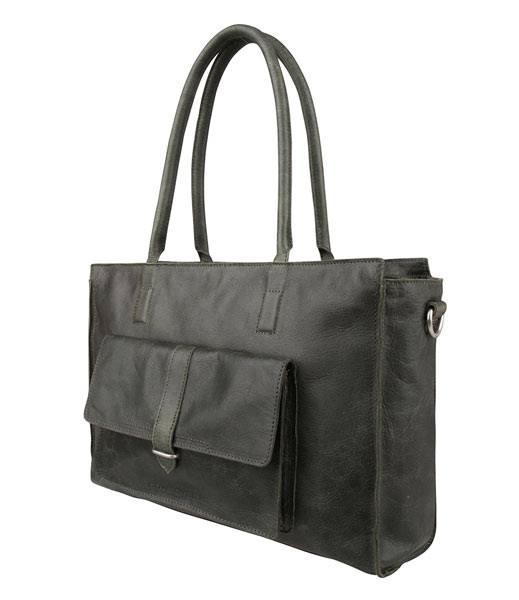 Cowboysbag  Bag Edgemore 15 inch dark green (945)